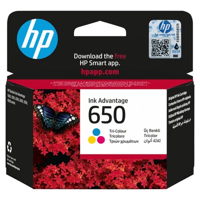 HP 650 Tri Col Ink Cartridge