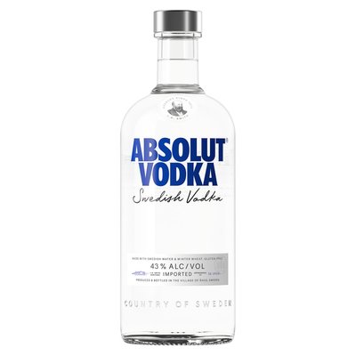 Absolut Blue Vodka 750ml