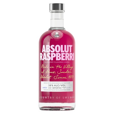 Absolut Raspberri Vodka 750ml