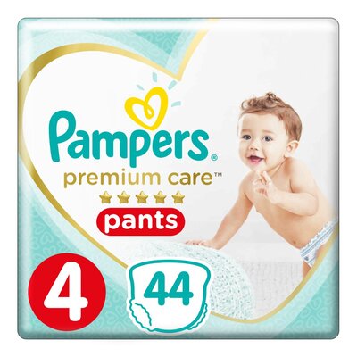 Pampers Premium Care Pants Size 4, 44 Nappies
