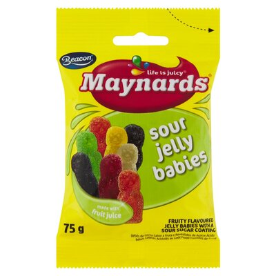 Maynards Sour Jelly Babies 75g