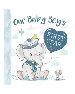Christian Art Memory Book - Our Baby Boys First Year