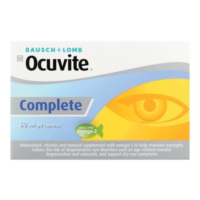 Ocuvite Complete Multivitamin Caps 60ea