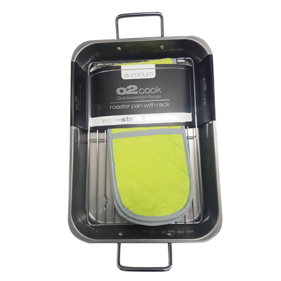 O2 Bake Large Roaster With Rack