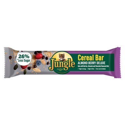 Jungle Cereal Bar Almond Berry Deluxe 40g