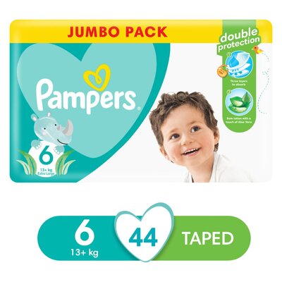 Pampers Baby Dry Size 6 Jumbo Pack, 44 Nappies