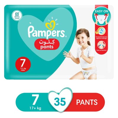 Pampers Pants Size 7, 35 Nappies