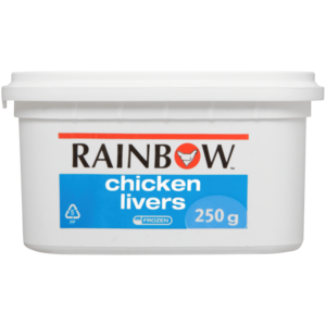 RAINBOW Frozen Chicken Livers 250g