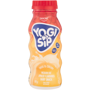 Danone Yogi Sip Apricot Dairy Snack 250g