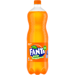 Fanta Sparkling Orange Flavoured Soft Drink Bottle 1.5L