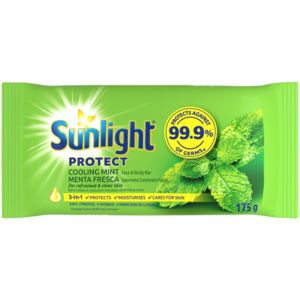 Sunlight Protect Cooling Mint Face & Body Bar Soap 175g