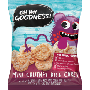 Oh My Goodness! Mini Chutney Rice Cakes 30g