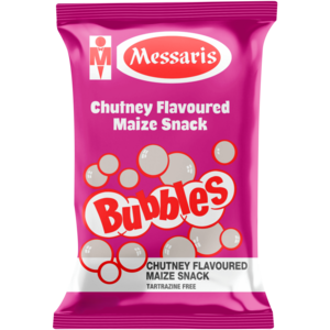 Messaris Bubbles Chutney Flavoured Maize Snack 100g