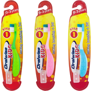 Oralwise Step 1 Kids Toothbrush (Colour May Vary)