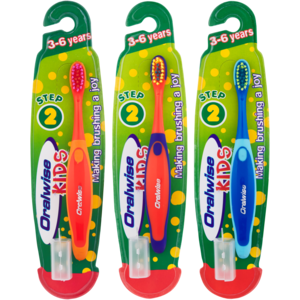 Oralwise Step 2 Kids Toothbrush (Colour May Vary)