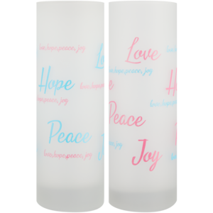 Frosted Print Zombie Glass (Colour May Vary)