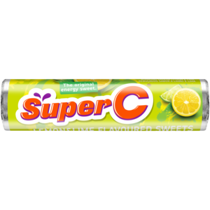 Super C Lemon & Lime Flavoured Sweets 36.6g