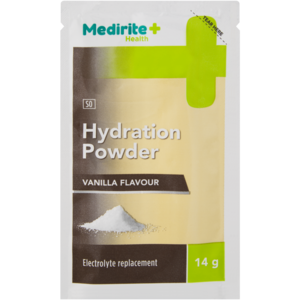 Medirite Vanilla Flavoured Hydration Powder 14g