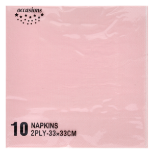 Occasions 2 Ply Napkins 33cmx33cm 10 Pack