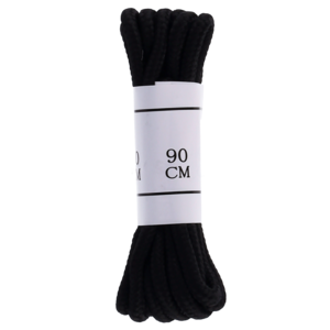 Millor Black Round Shoelaces 90cm