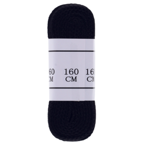 Millor Flat Black Shoelaces 160cm