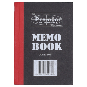 Premier A6 Memo Hard Cover Book 144 Pages