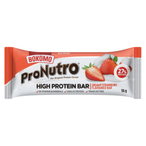 ProNutro Creamy Strawberry Flavoured High Protein Bar 50g