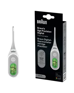 Braun High Speed Digital Thermometer With Age Precis Prt2000
