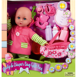 Happy Baby Doll Box Diaper Set 45cm