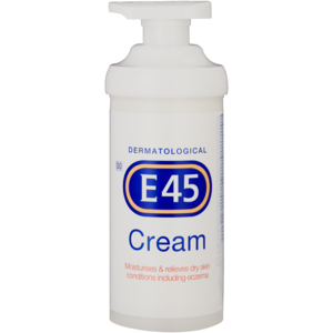 E45 Dermatological Body Cream Moisturiser Pump 500g