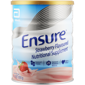 Ensure Strawberry Flavoured Nutritional Supplement 850g