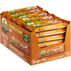 Jungle Nuts Energy Bar 30 x 40g