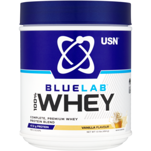 USN Blue Lab Vanilla Flavoured 100% Whey Premium Protein 454g