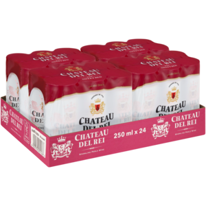 Chateau Del Rei Sparkling Sweet Red Cans 24 x 250ml