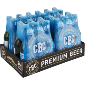 CBC Lite Lager Beer Bottles 24 x 340ml