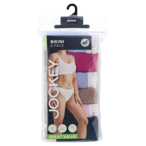 Jockey Ladies Medium Bikini 6 Pack