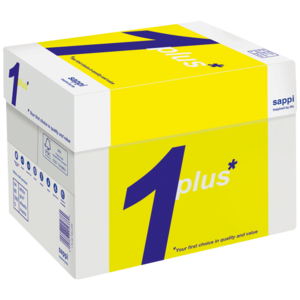 Sappi 1 Plus A4 Copy Paper Sheets 5 x 500
