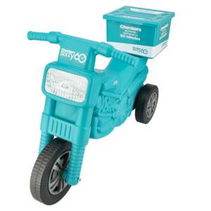 Sixty60 Teal Ride-On Bike with Loadbox