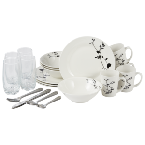 White Dinner Starter Kit 32 Piece