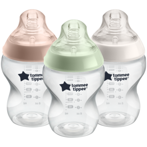 Tommee Tippee BPA Free Bottles 0+ Months 3 x 260ml