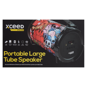 Xceed Graffiti Portable Large Tube Speaker