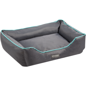 Petshop Small Grey Rectangle Oxford Dog Bed