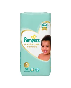 Pampers Premium Care Size 4 Value Pack - 52's