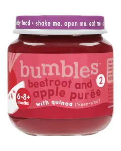 Bumbles 120ml Apple/beetroot With Quinoa