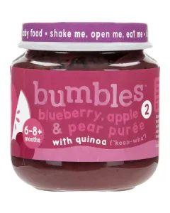 Bumbles 120ml Blueberry/apple/pear With Quinoa