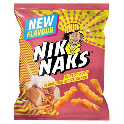 Simba NikNaks Cheesy Kota Flavoured Maize Snack 135g