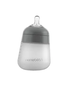 Nanobebe Flexy Silicone Bottle - Single Pack - Grey