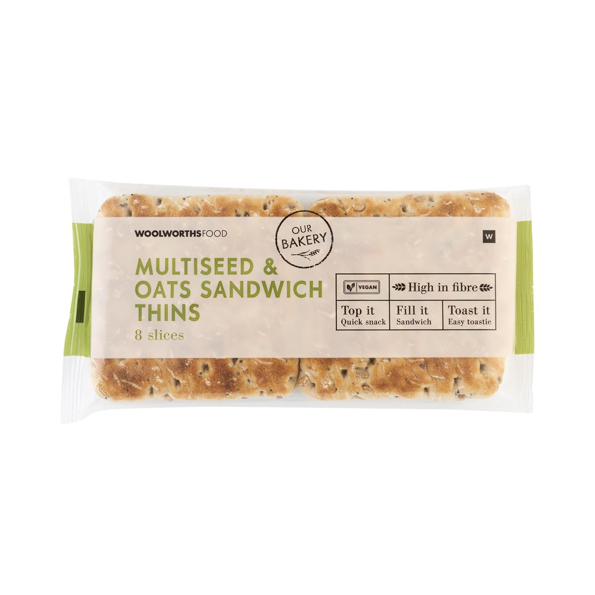 Multiseed & Oats Sandwich Thins 8 Slices