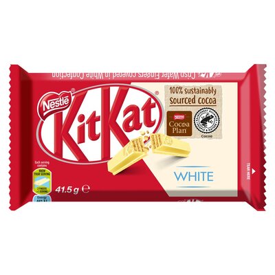 Nestle KitKat 4 Finger White Chocolate Bar 41.5g