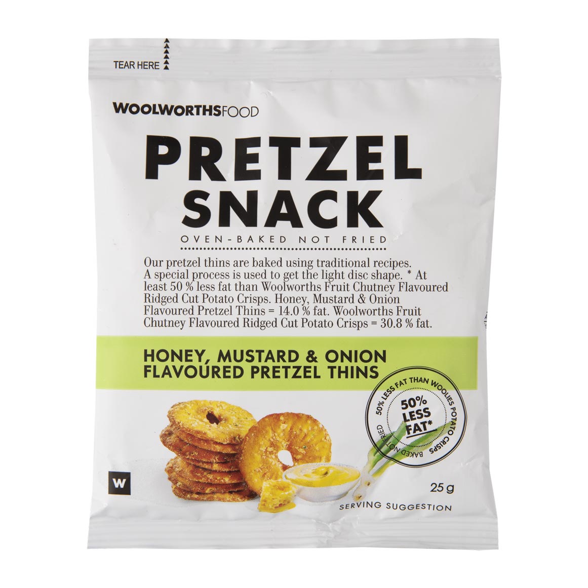 Honey, Mustard and Onion Pretzel Thins 25 g